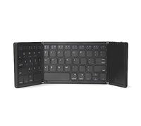 Foldable Bluetooth Keyboard with Touchpad Rechargeable Multi Device Trackpad Keyboard For Android Windows iOS with