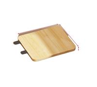 Foldable bracket kitchen refrigerator side widening extension baffle countertop gap rack suitable for office desks, kitchens,bathrooms, laundry room desktop extender(Log,40x25cm/15.7x9.8in)