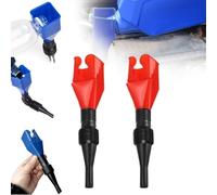 Foldable Buckle Funnel for Household,2025 Upgraded Universal Buckle Plastic Oil Funnel for Automobile,Easy to Carry,Wide Mouth Flexible Funnel for Car,Motorcycle(2pcs Red)