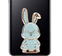 Foldable Bunny Phone Holder | Cute Rabbit Shaped Phone Holder for Desk - Foldable Desktop Display Sticker Suitable for Most Phones