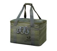 Foldable Camping Box - 42L Leakproof Equipment Container Handles, Heavy Duty Kitchen Organization Bags, Travel Duffel Bag | Camping Bag for Gym, Dorm, Whiten