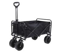 Foldable Camping Cart - All-Terrain Utility Trolley with Cup Holders, Portable Wagon for Easy Transport, Perfect for Picnics, Festivals & Outdoor Adventures
