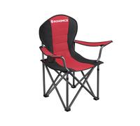 Foldable Camping Chair Max. Load Capacity 250 kg, Red