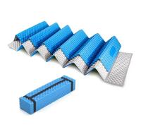 Foldable Camping Mat, Closed Cell Foam Sleeping Mats in Tent, Aluminium Film Insulation Ground Mats for Backpacking, Reflective Mat