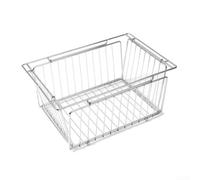 Foldable Camping Sink Basket 14x6in Stainless Steel for igt Foldable | Fits standard for igt slots, for rapid drainage holes, smooth for edges, easy clean, silver finish