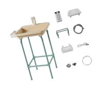 Foldable Camping Sink with Rechargeable and Drain Basket for Outdoor Picnics Foldable Camping Sink with Detachable Stand and Drain Basket Travel