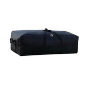 Foldable Camping Tent Storage Bag 1680D Oxford Large Capacity 55L 100L 150L | Back straps and reinforced handles for easy carrying Designed for tents canopies tables and sleeping bags Black color(100L)