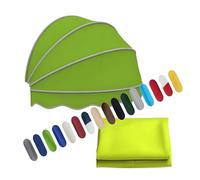 Foldable Canopy Awning for Windows and Doors UV-Resistant Polyester Sun Shade Outdoor Patio Umbrella Grass Green 140cm/55.12in Perfect for Shops and Courtyards