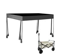 Foldable Canopy,Golf Cart Rain Cover 600D Oxford Cloth | Grocery Push Pull Cart Cover, Stroller Accessories, Garden Push Awning for Camping, Travel