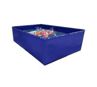 Foldable Canvas Fish Pond Temporary Koi Tank Portable Water Reservoir for Garden Irrigation Swimming Pool 3x1x1.2m Ideal for Outdoor Fish Farming & Aquatic Gardens