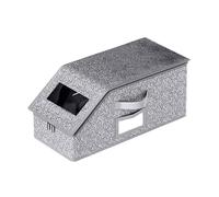 Foldable Cap Storage Holder 1/2pcs Hat Box with Transparent Window Zipper Closure Dust-proof Stackable Organizer Breathable Baseball Space-saving Case 1pc