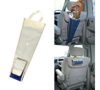 Foldable Car Umbrella Holder PVC Storage Bag | Foldable design, quick open close, saves space, fits car seat back, PVC material