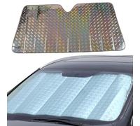 Foldable Car Windshield Sun Shade, 140x70cm Car Sun Shades Windscreen, Suns UV Blocker Cover for Front Window, UV Protection Automotive Interior Accessories for Vehicles RV Sedans Truck