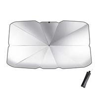 Foldable Car Windshield Sun Shade, Car Windshield Sunshade Umbrella, Foldable 360° Rotatable Bendable Support Rod, UV Heat Blocking Windscreen Sun Shade for Cars SUV Vans (Standard Style, S)