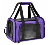 Foldable Carrier Pet Carrier Bag Cat Carrier Dog Tote Animal Crate With Ventilated Mesh And Padded Base In Oxford Build Suitable for car commute home storage, color to 6, M