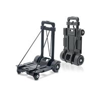 Foldable Cart for Indoor/Outdoor Use, Sturdy Extendable Base, Easy to Transport, 4-Wheel Design, Durable Iron Frame, Perfect for Mobility and Storage.
