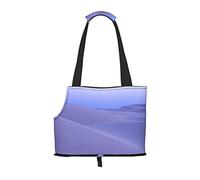Foldable Cat Carrier Dog Shoulder Bag, Desert Pet Tote Bag, Waterproof Collapsible Pet Tote For Small Dogs, Breathable Travel Carrier With Safety Hook & Viewing Window (34x36x15.5 Cm)