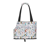 Foldable Cat Carrier Dog Shoulder Bag, The Nature Wildlands Activities Pet Tote Bag, Waterproof Collapsible Pet Tote For Small Dogs, Breathable Travel Carrier With Safety Hook & Viewing Window