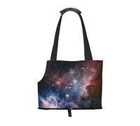 Foldable Cat Carrier Dog Shoulder Bag, Universe Milky Way Galaxy Pet Tote Bag, Waterproof Collapsible Pet Tote For Small Dogs, Breathable Travel Carrier With Safety Hook & Viewing Window