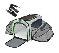 Foldable Cat Carry Bag - Lightweight Travel Bag, Foldable Cat Bag, Soft Winning Pet Travel Carrier with Breathable Mesh, Ideal for Veterinarian Visits, Planes, Transport, Car Trips and Tots