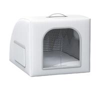 Foldable Cat Cave Bed - Cat House | Cat Beds for Indoor Cats | Cooling Cat House | Foldable Indoor Outdoor Dogs Ice Shelter | Portable Pet Cave Box with Ice Bags Cushion Bed for Apartment Balcony Bea