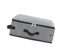 Foldable Cat Litter Box Portable Travel Toilet Waterproof with Handle Container Pet Sand Box for Kittens- Grey