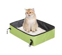 Foldable Cat Litter, Waterproof Foldable Cat Litter, Compact Waterproof Cat Toilet for Travel in the Car Camping Hotel Cats and Kittens