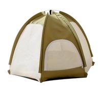 Foldable Cat Tent - Breathable Mesh House Cave, Portable Standard Scale, Industrial-Grade Zippered Door, Weather-Resistant Ventilated Fabric, Shelter for Pets in Living Rooms, Balconies, Porches