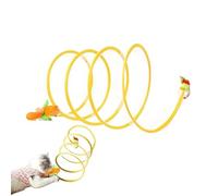 Foldable Cat Tunnel Toy - Self-Entertaining Spiral Tunnel For Indoor Cats | Interactive Play Tube With Peek Holes | Fun Hideaway For Kittens, Pet Enrichment (Accessories Random)