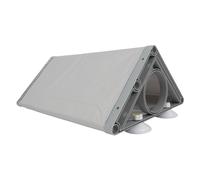 Foldable Cat Window Perch, Hanging Cat Bed with Suction Cups, Space Saving Cat Hammock for Indoor Cats, Soft Oxford Fabric Pet Window Seat for Sunbathing and Relaxing (Large 64.5x33x33cm/25.4x13x13in)