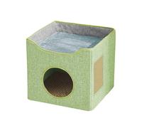 Foldable Cave Bed Tent For Indoor Small To Large Washable Double Side Soft Cushion Anti-Slip Bottom Warm Bed Box