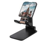 Foldable Cell Phone Stand for Desk - St Basil Cathedral Red Square In Moscow Phone Holder Angle Height Adjustable Cellphone Holder Portable Tablet Stand Compatible with All Phones 4-13" Phones Tablets