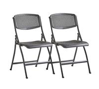 Foldable Chairs with Backrest - Rattan Plastic Folding Stool for Outdoor Dining, Kitchen, Business & Café - Lightweight, Space-Saving Design for Versatile Use