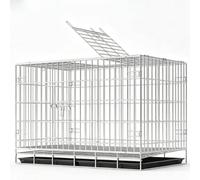 Foldable Chicken Coop with No Assembly and Auto-Roll Rustproof for Indoor