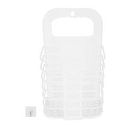 Foldable Chicken Foraging Basket Vegetable Fruit Hanging Toy Feeding Training Durable Plastic Feeder for Pet Chickens Rabbits Guinea Pigs Chinchillas Hamsters Color As Shown Size