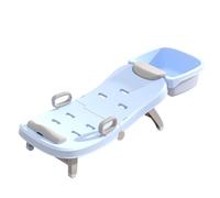 Foldable Children's Shampoo Lounge Chair, Adjustable Headrest Flushing Seat, Suitable for Families, Bathroom Salon