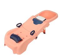 Foldable Children's Shampoo Lounge Chair, Suitable for Families, Adjustable Headrest Flushing Seat, Bathroom Salon