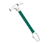 Foldable Claw Hammer Carbon Steel Adjustable Angle Nail Puller Hex Screw Holes Compact Tool Woodworking Green 288mm