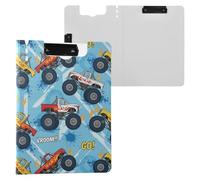 Foldable Clipboard A4 Clipboard Binderfolio Double Clips Pen Holder Office Clip Board with Cover