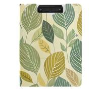 Foldable Clipboard with Storage Leaf A4 Clipboard Folio Two Metal Clips Pen Holder School Clip Board with Cover