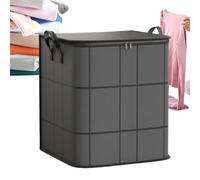 Foldable Clothes Organizer - Non-woven Fabric Storage Bin, Stackable Home Storage Solution, Seasonal Clothes Quilt Holder | Convenient Organizer