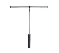 Foldable Clothes Rack with Soft-Close Mechanism, Space-Saving Single Arm Design, 44 lbs Capacity - Perfect for Efficient Clothing Storage & nization Solutions