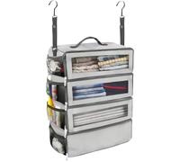 Foldable Clothes Storage Bag,Wardrobe Hanging Clothes Bag,Travel Clothes Organizer,Luggage Hanging Shelves