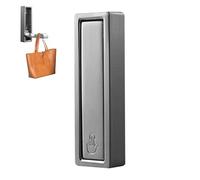 Foldable Coat Hook - Zinc Alloy Wall Mounted Rack, Elegant Folding Clothes Hanger, Small 7cm Saver | Stylish Behind Door Hook Entrance Kitchen Bathroom Bedroom Closet Foyer Space Saving Organizer