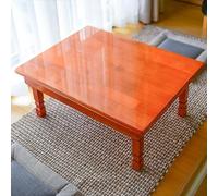Foldable Coffee Table Low Floor Table for Sitting Korean Tea Table Kotatsu Chabudai Mtat Table Portable Desk Altar Table - Space-Saving Design