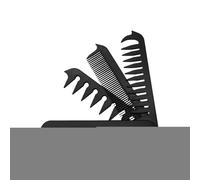 Foldable Comb - Small Mustache Comb for Men,Fine & Wide Tooth Styling Hairbrush for Commuting Gym Boyfriend Outdoor Holiday Dad Travel Business Trip Daily