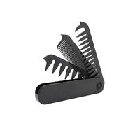 Foldable Comb Travel Hair Brush - Compact Pocket Tool, Lightweight Styling Accessory | Smooth Portable Folding Grooming Kit, Purse Friendly Beauty Aid, Quick Fix Pocketbook Item, Convenient