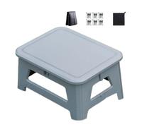 Foldable Compact Travel Shower Stool - PP Portable Toilet for Camping