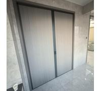 Foldable Concertina Door with Aluminium Frame, Space-Saving Pleated Design for Privacy in Campers and Small Areas