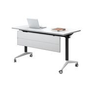 Foldable Conference Table with Locking WheelsPortable SpaceSaving Design for Offices Training Rooms & ClassroomsIdeal for Meetings & Events